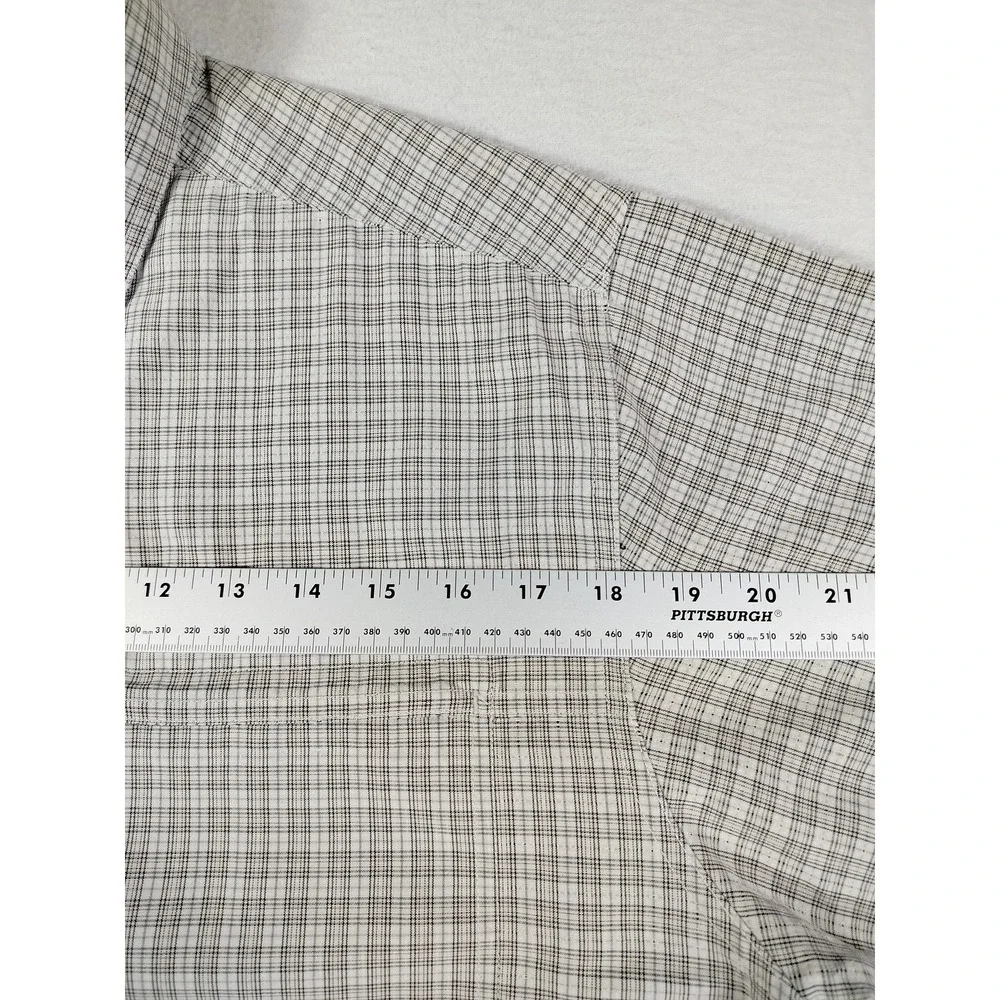 The North Face Shirt Mens Large Multicolor‎ Check Short Sleeve Outdoor Casual